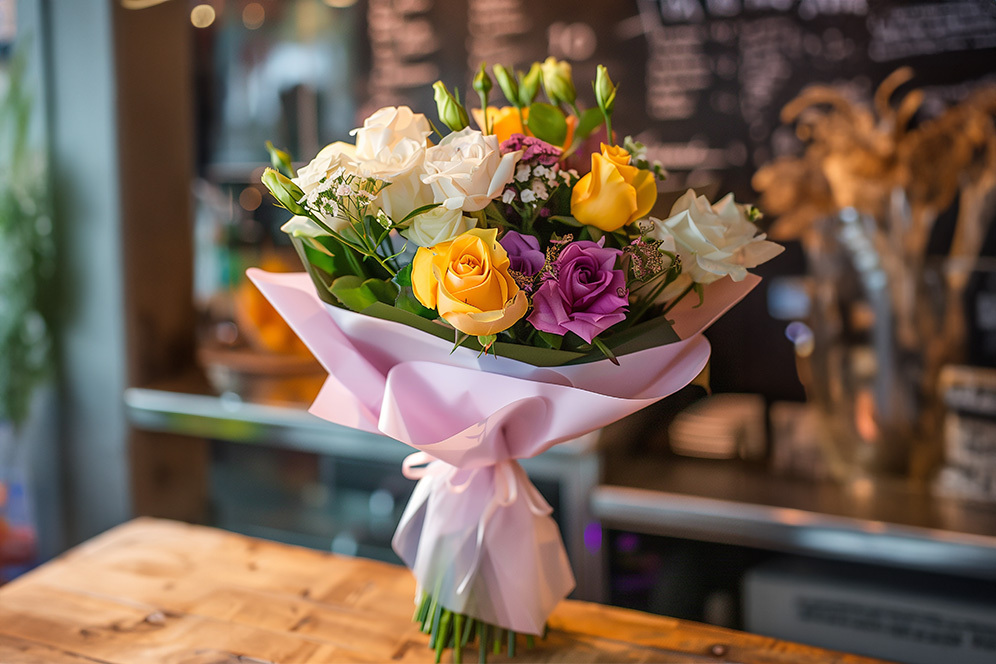 birthday flower bouquet, flower delivery in 1 hour